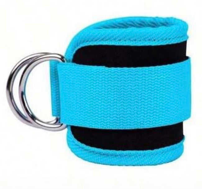 Ankle Straps - Verstelbare gevoerde straps met metalen ring voor kabel workouts