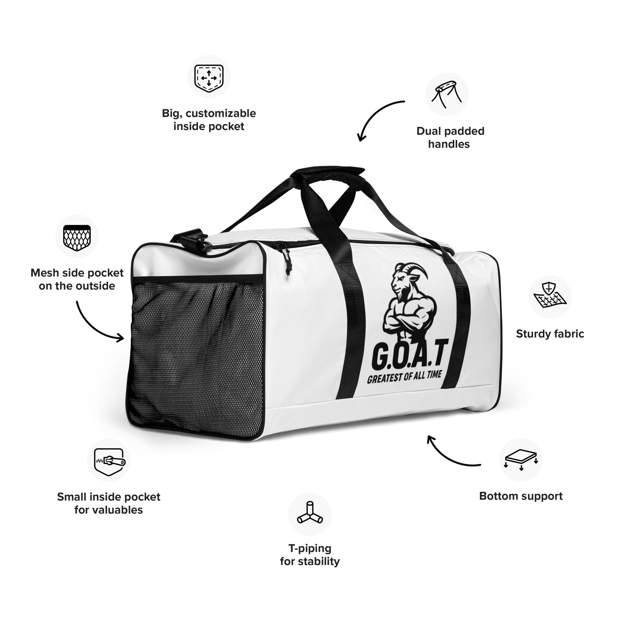 G.O.A.T Origins Duffle Bag