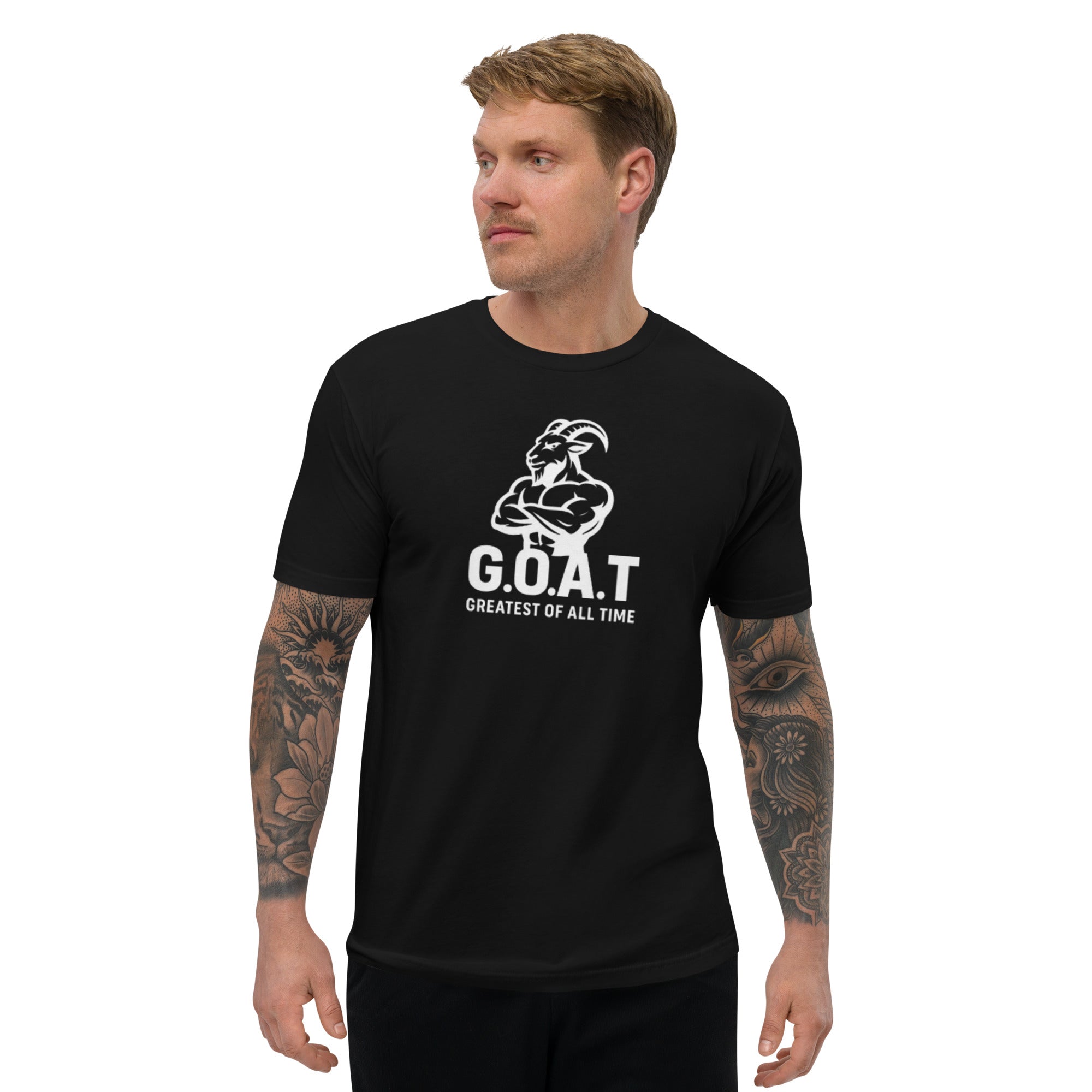 G.O.A.T Origins Fitted T-Shirt - Large Logo