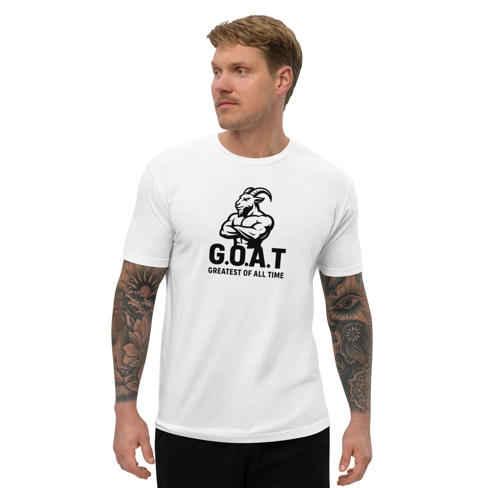 G.O.A.T Origins Fitted T-Shirt - Large Logo