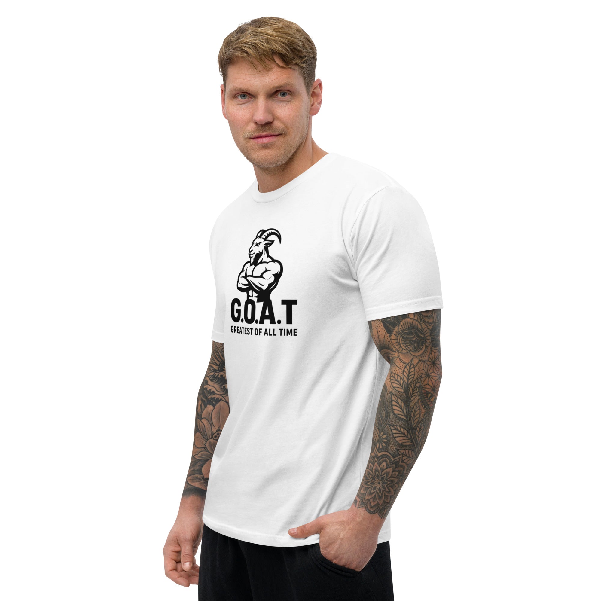 G.O.A.T Origins Fitted T-Shirt - Large Logo