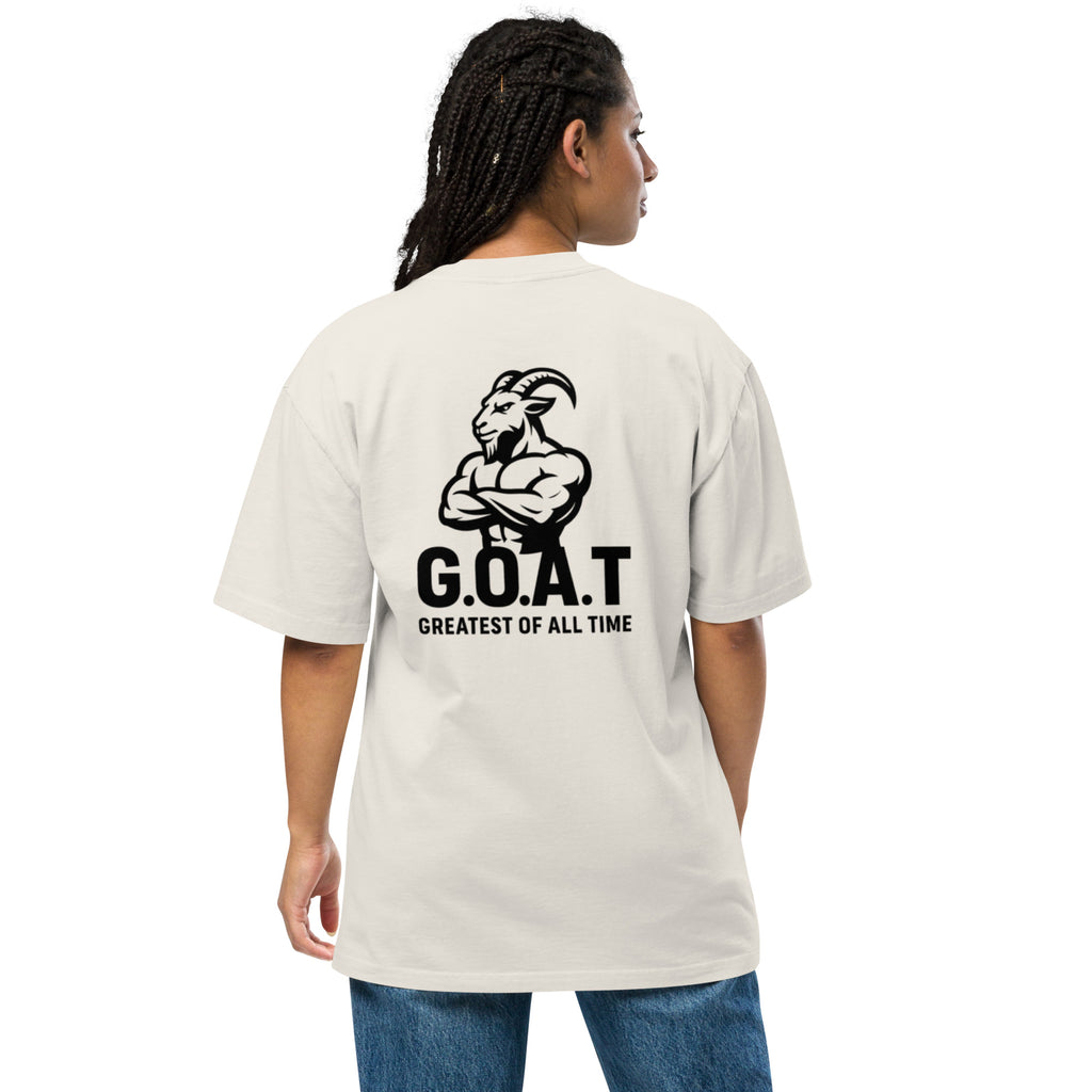 G.O.A.T Origins - Oversized faded t-shirt