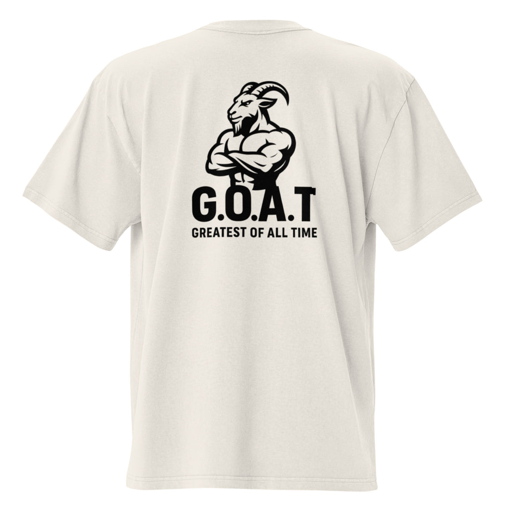 G.O.A.T Origins - Oversized faded t-shirt